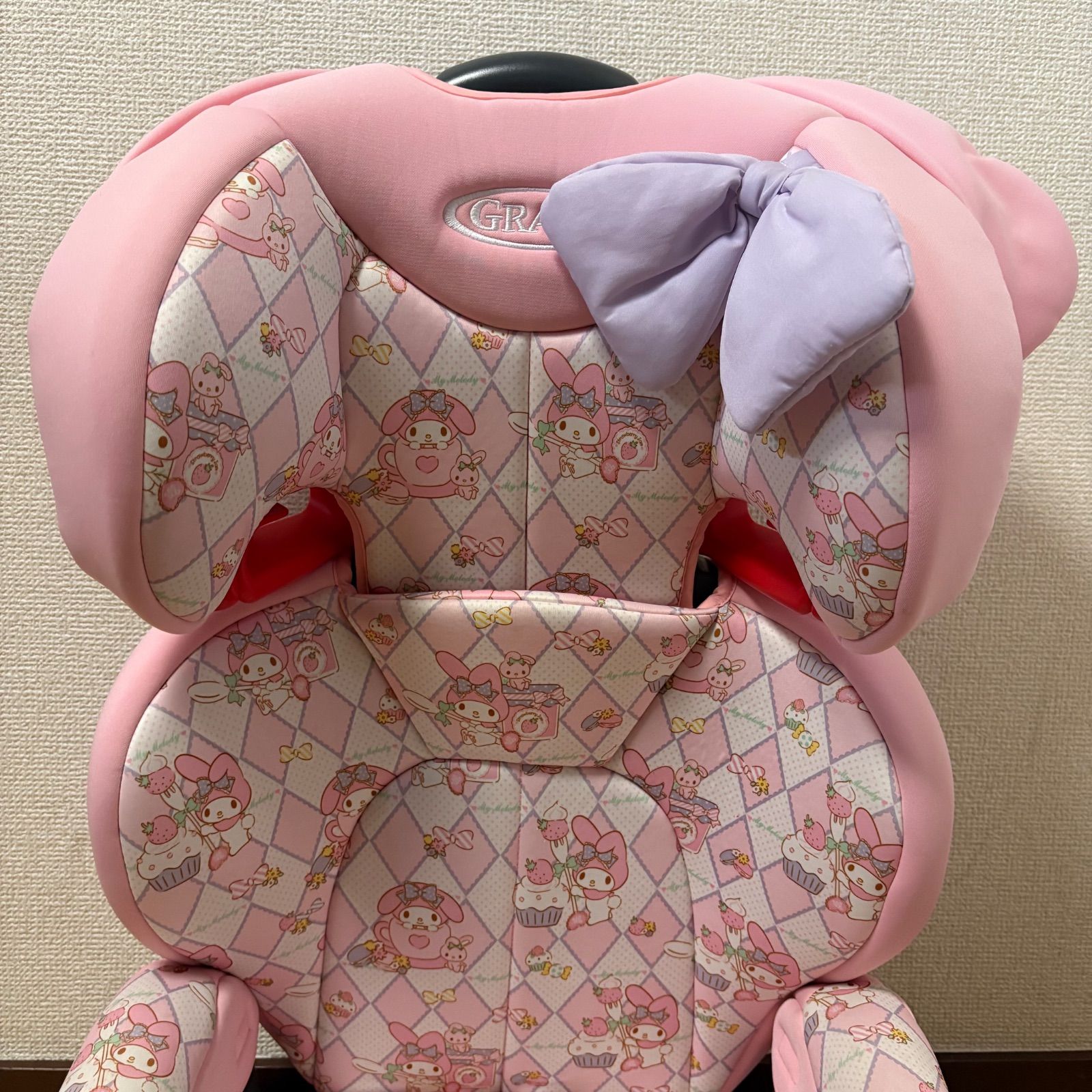 極美品 GRACO ジュニアシート サンリオ マイメロディ コラボ