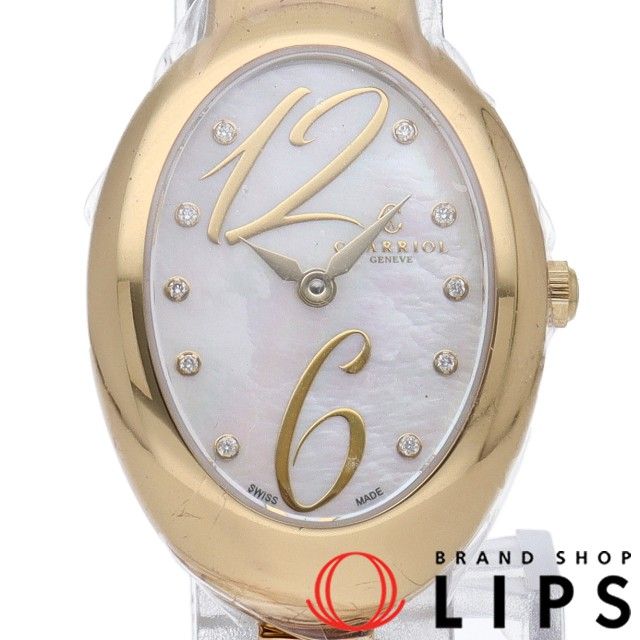 CHARIOL 時計 マリーオルガ GP/SS クォーツ 10Pダイヤ 新品
