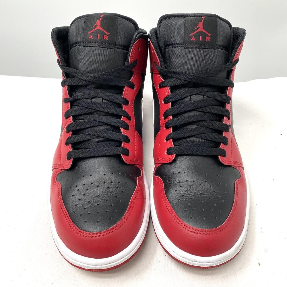 NIKE AIR JORDAN 1 MID Gym Red サイズ28.5cm DQ8426-061 スニーカー ナイキ エアジョーダン1 17