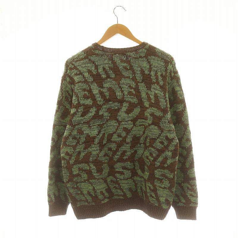 シュプリーム SUPREME 23SS stacked sweater ニット セーター 総柄 