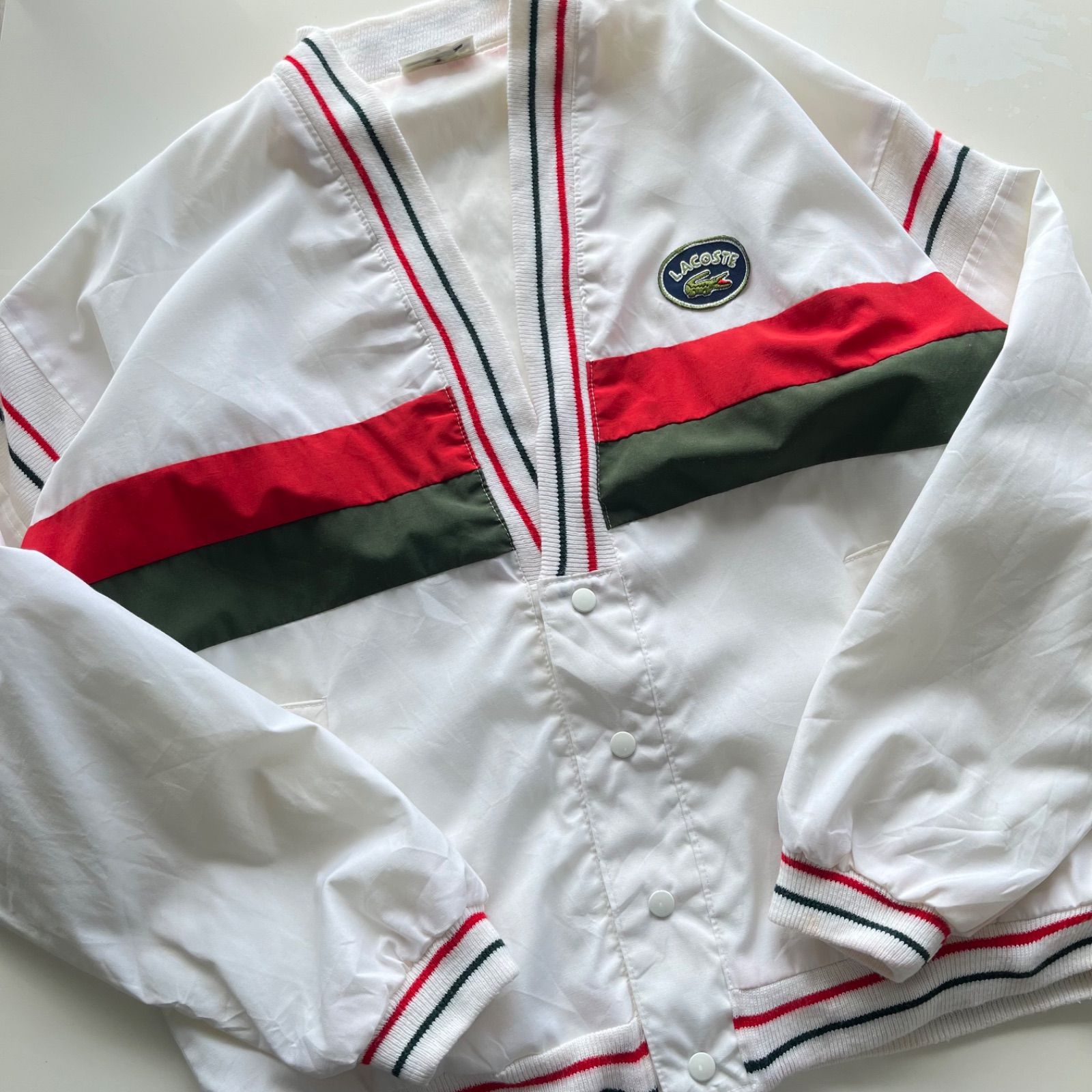 70s フランス製 シュミーズラコステ ナイロンジャケット chemise