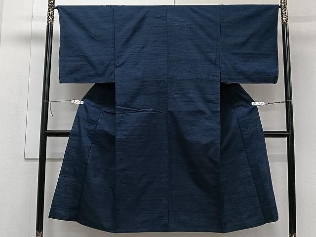 平和屋着物▽男性 紬 単衣 縞 正絹 逸品 CAAW1254xi