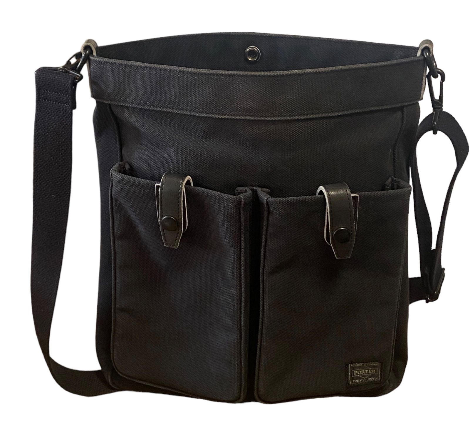 【美品】吉田カバン　PORTER ブラック ノートPCケース　ナイロン 美品】吉田カバン PORTER ブラック ノートPCケース ナイロン