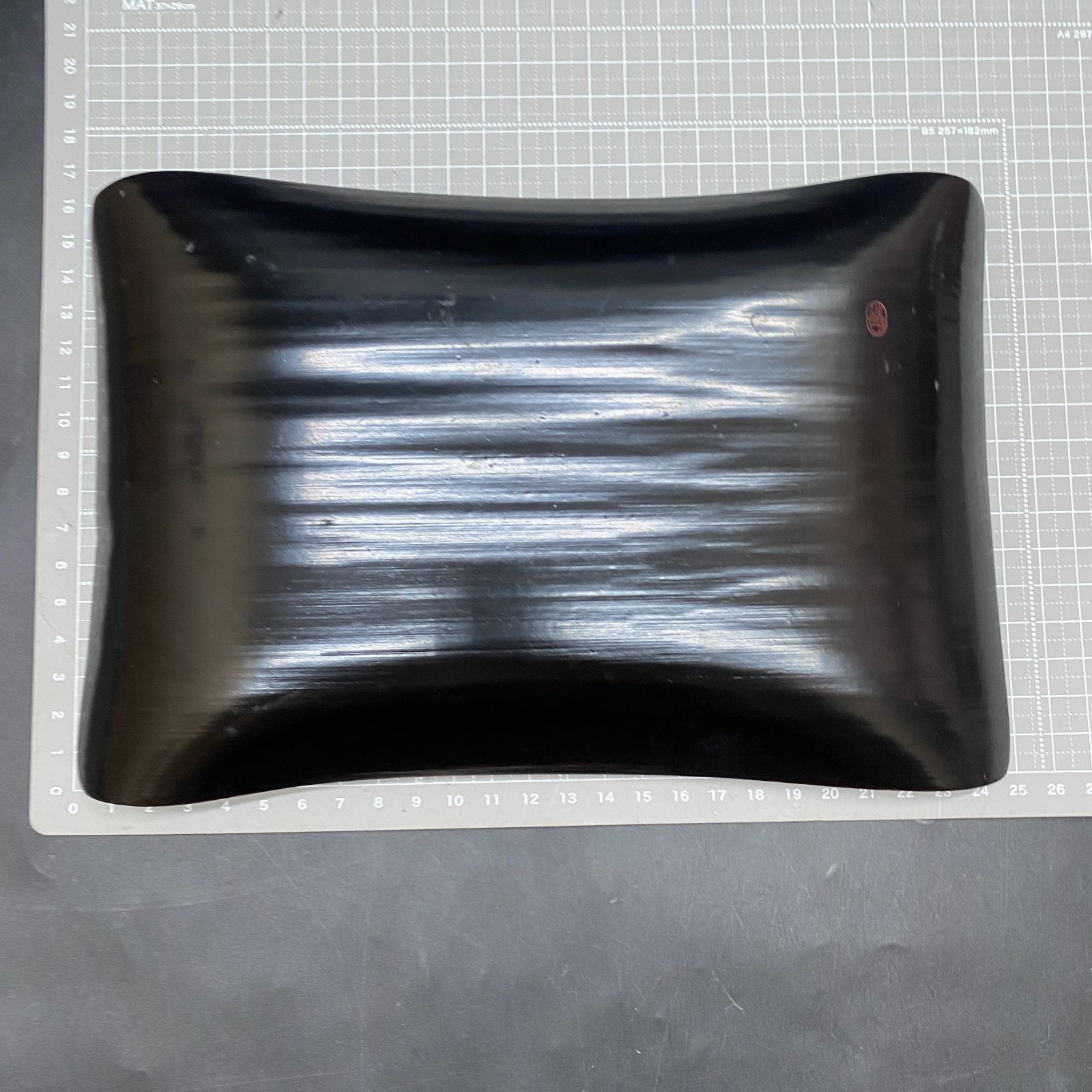 象彦銘々皿 5枚組 漆器 金箔 漆塗 専用箱付き G358 最