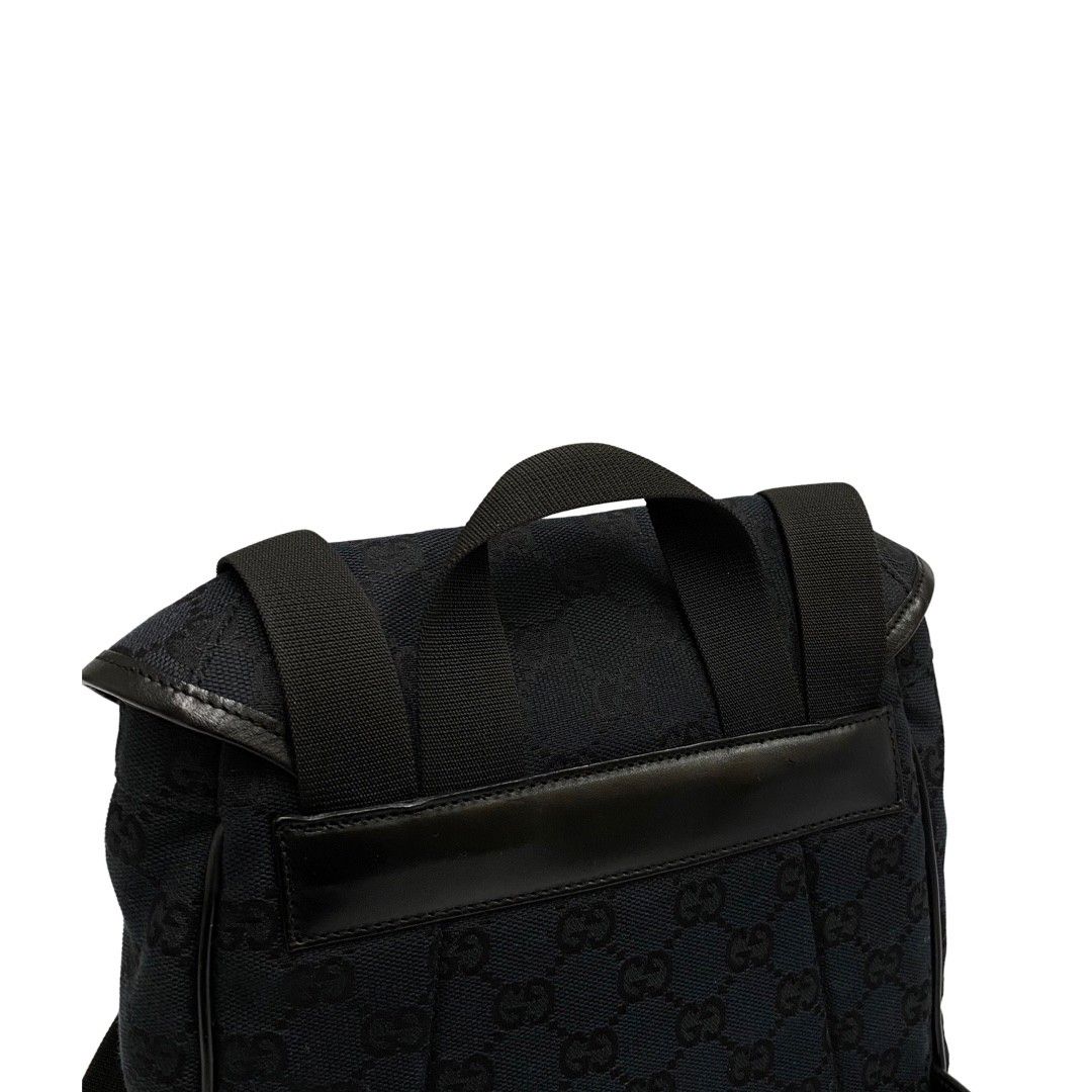 GUCCI バックパック リュック GGキャンバス レザー 美品 GUCCI グッチ バックパック オフディアGGミディアムバックパック