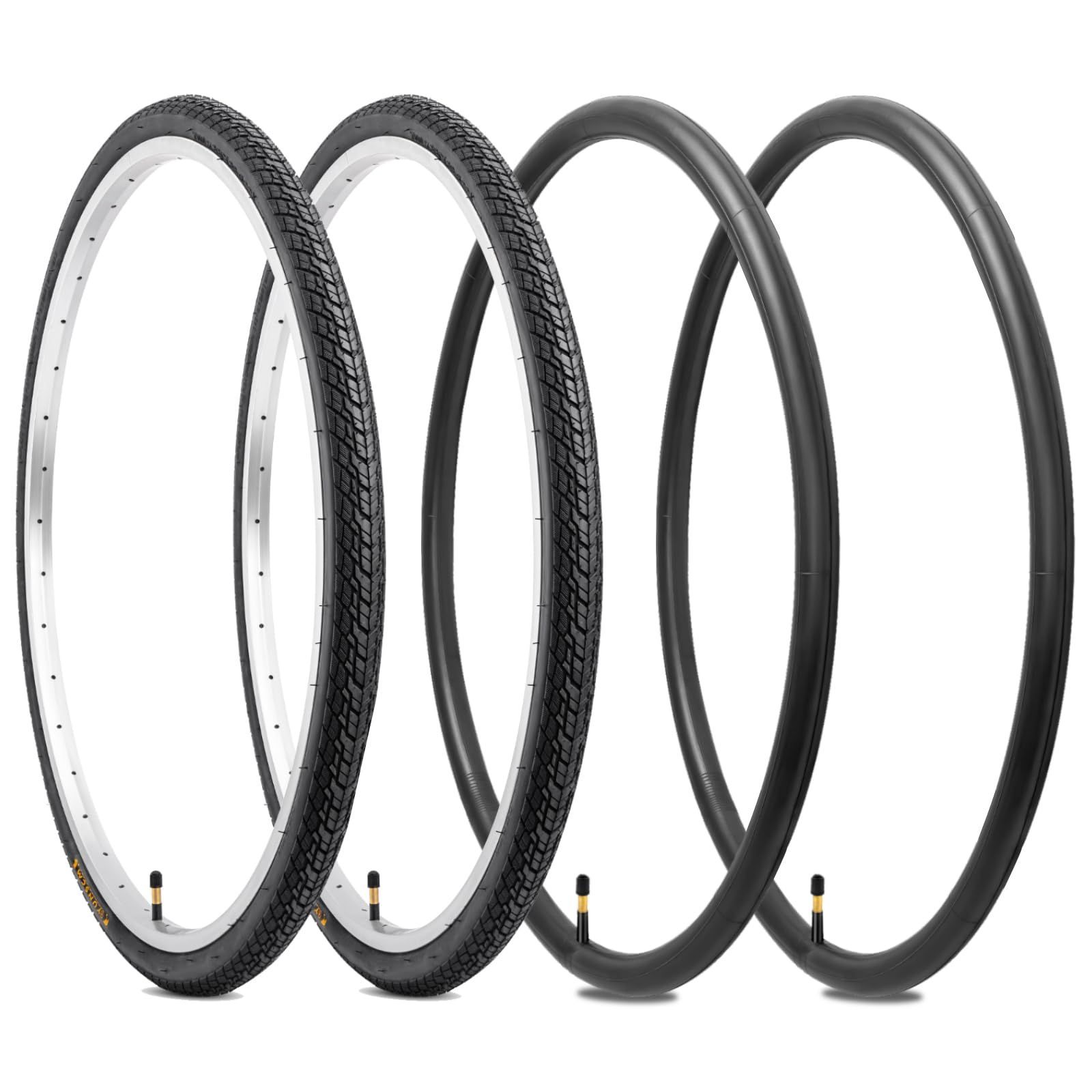 YunSCM 2本セット,700 35C タイヤ, 700x35C(35-622)自転車タイヤ + 
