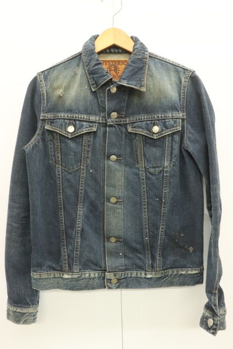 中古】 HYSTERIC GLAMOUR メンズデニムジャケット Gジャン S 中古】 HYSTERIC GLAMOUR メンズデニムジャケット Gジャン S