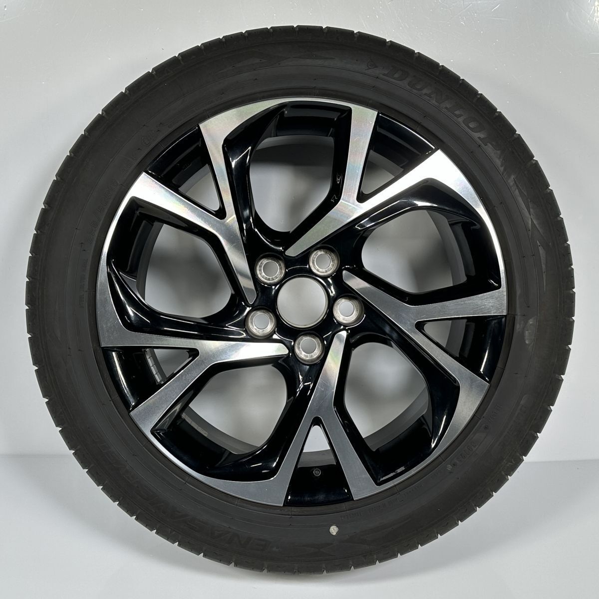 美品 C-HR ZYX10 NGX10 純正 アルミホイール+夏タイヤ×1本 黒