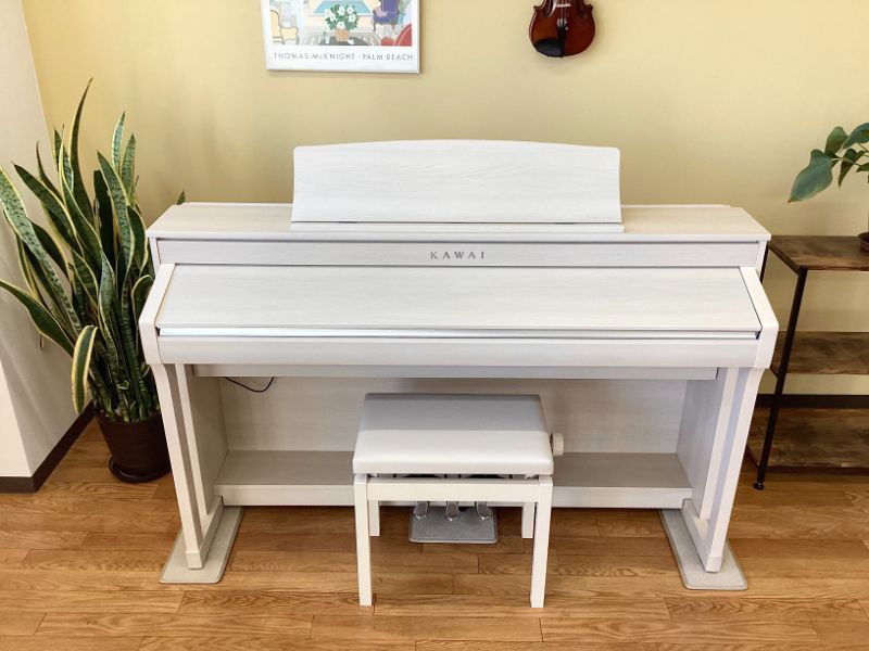 カワイ　電子ピアノ　CA78A 2019年製　木製鍵盤　88鍵盤 カワイ CA78A プレミアムホワイトメープル調仕上げ 中古 2019年製