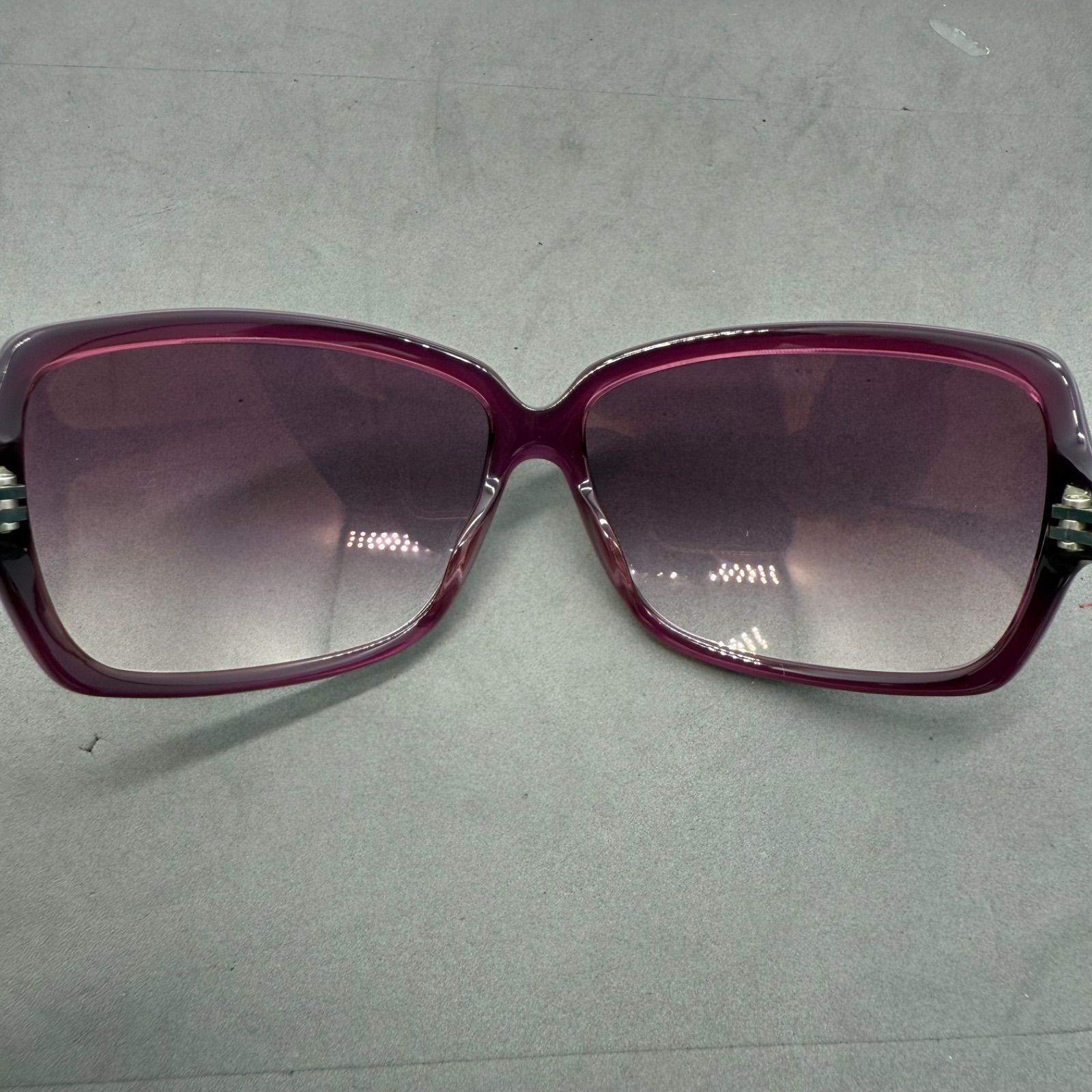 CHROME HEARTS WARM LUNCH floral cross purple sunglasses