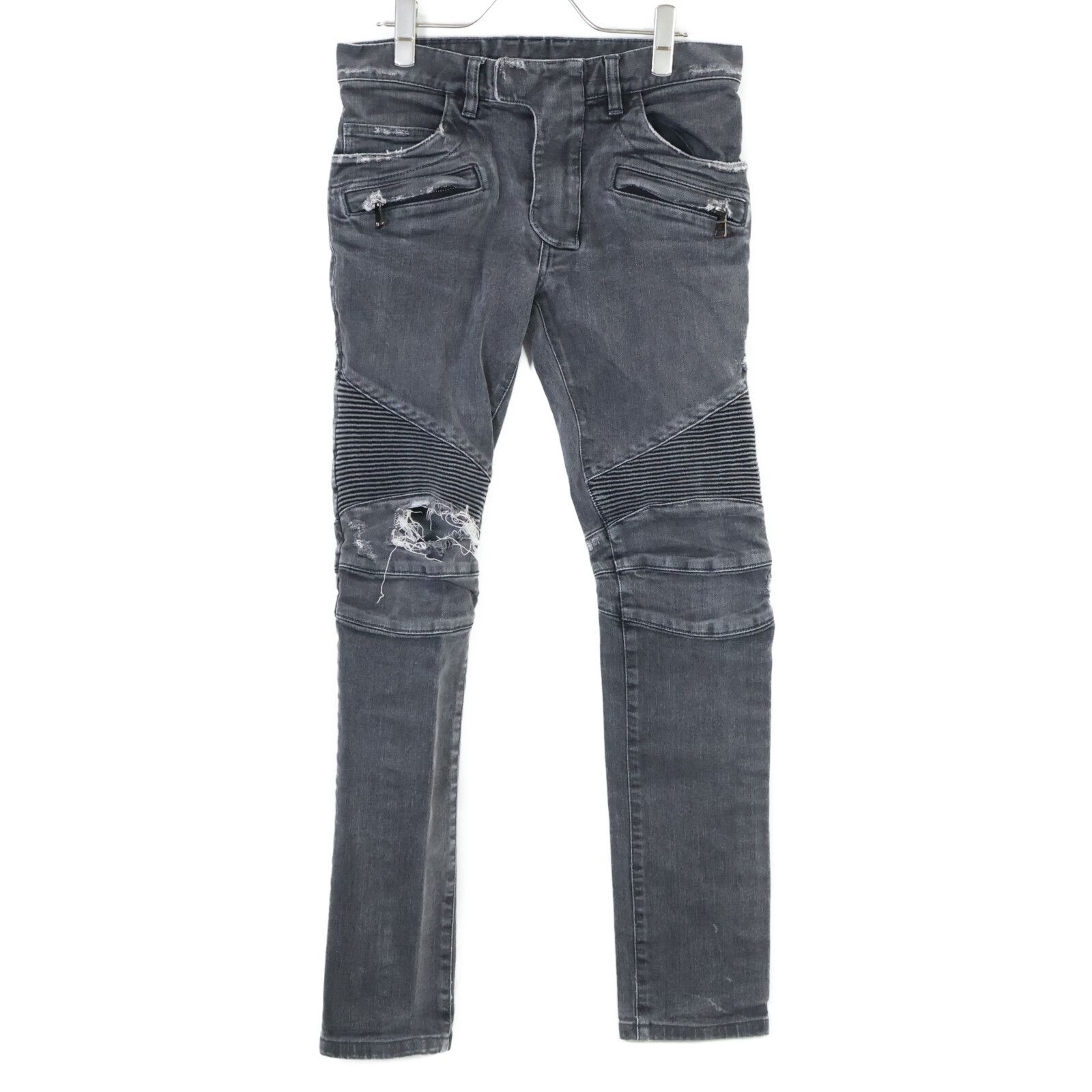 BALMAIN バルマン ﾌﾞﾗｯｸ ﾊﾞｲｶｰ ﾃﾞﾆﾑ 27 - メルカリ