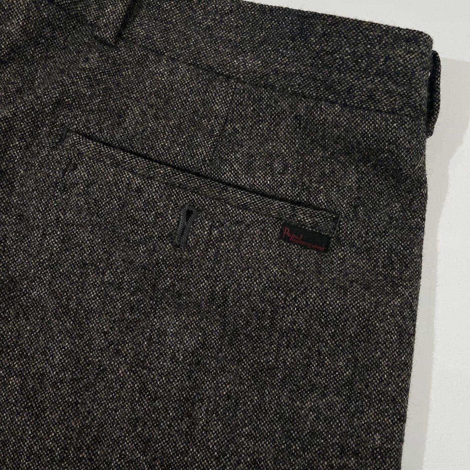 PAPAS ISLAND パパス ツイード タック スラックスパンツ LL - メルカリ