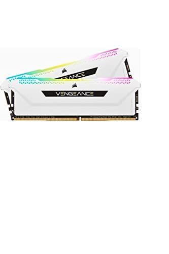 ホワイト_16GB x 2枚_3200Mhz CORSAIR Corsair DDR4-3200MHz デスクトップPC用 メモリ VENGANCE RGB PRO SLシリーズ 32GB 16GB×2枚 CMH32GX4M2E3200C16W