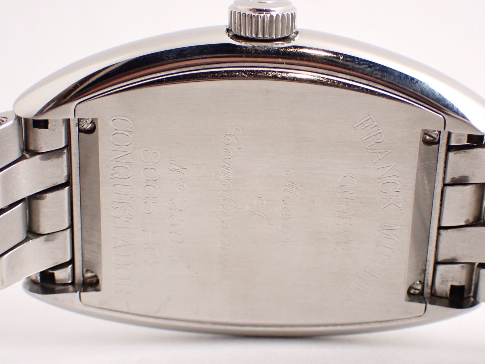 【付属品完備・稼動品】フランクミュラー コンキスタドール 8005SC 自動巻き フランク・ミュラー コンキスタドール 8005SC シルバー 正規品