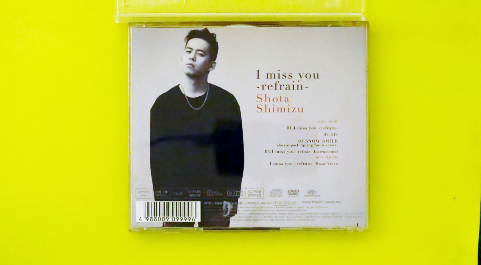 国内盤CD☆清水翔太/Shota Shimizu□ I miss you -refrain-(初回