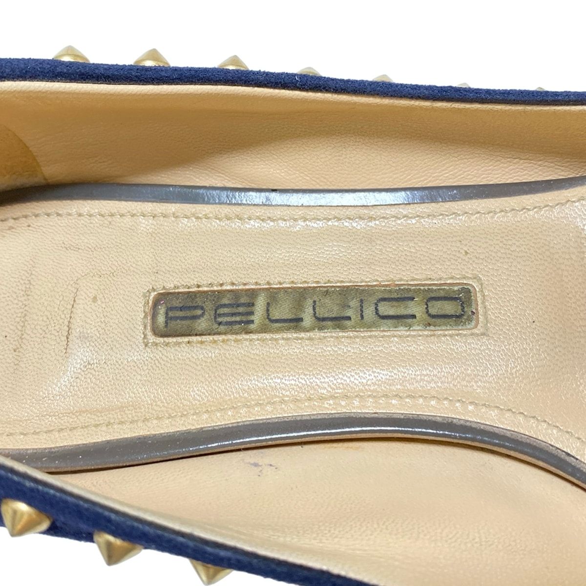 PELLICO(ペリーコ) フラットシューズ 37 レディース - ネイビー