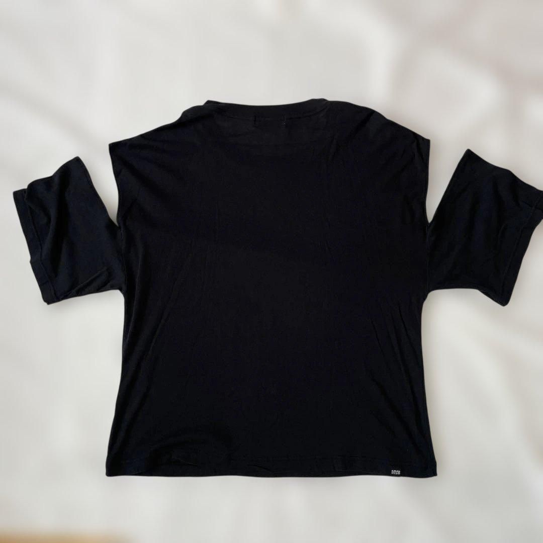 ヒステリックグラマー 肩あき半袖Tシャツ ヒスガール プリント サイズ