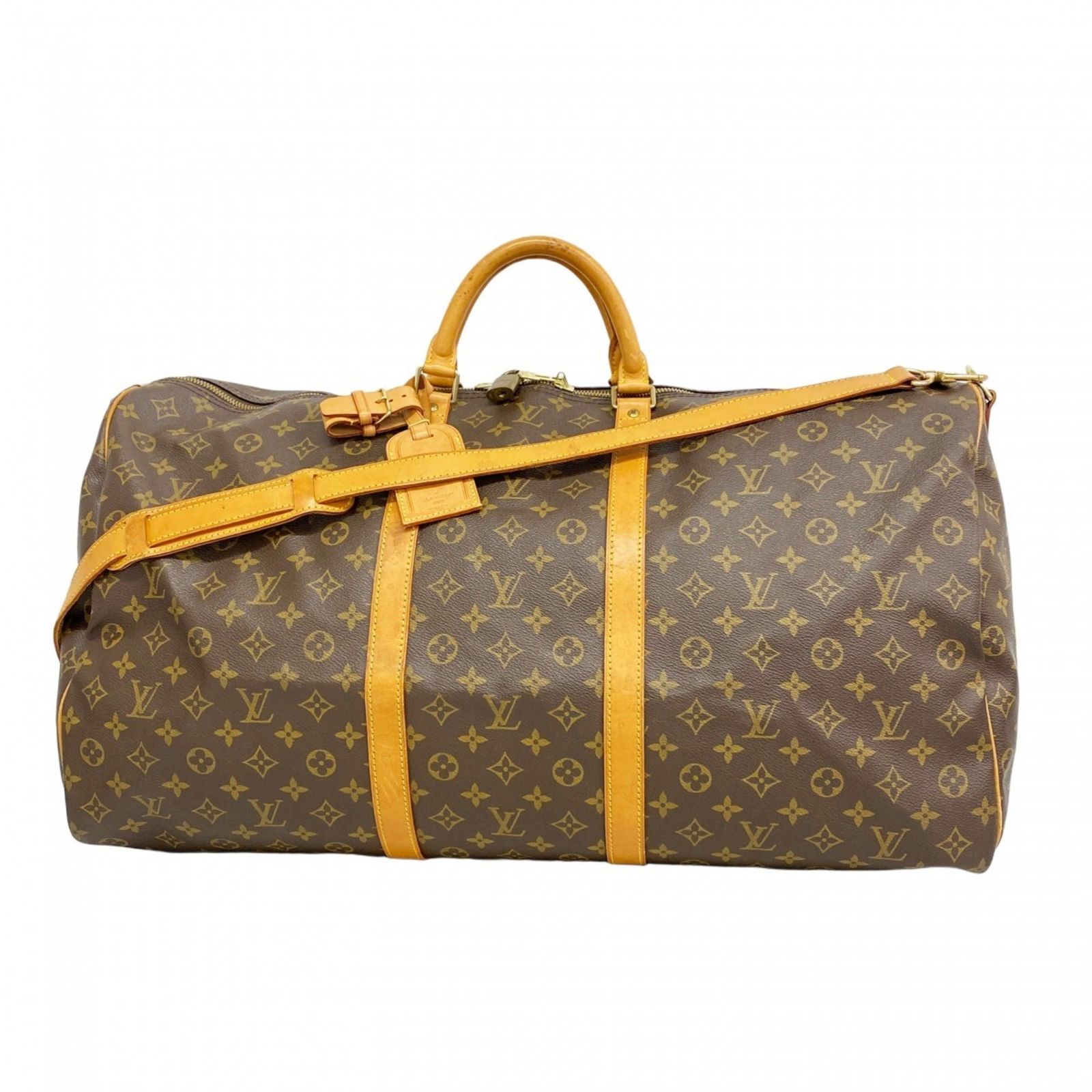 ルイ ヴィトン Louis Vuitton ルイ ヴィトン ボストンバッグ モノグラム キーポルバンドリエール60 M41412 ブラウンレディース