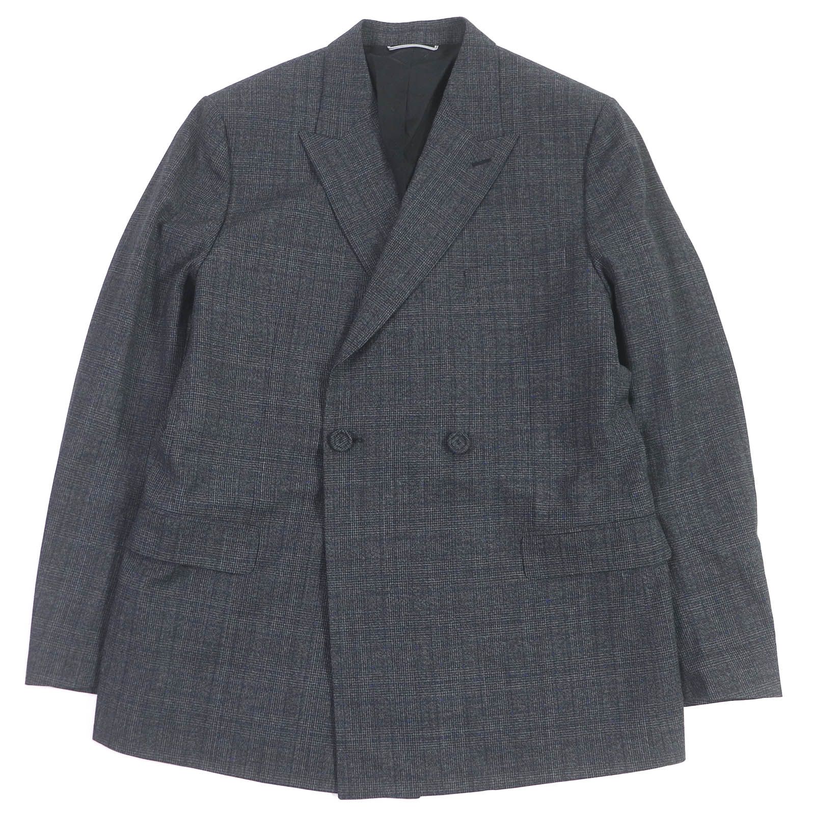 極美品□Barbour バブアー 2002219 グレンチェック 襟コーデュロイ 