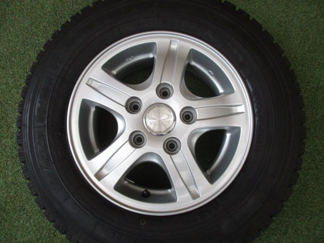 送料込み ヴィセンテ 165|80R13LT スタッドレスタイヤ４本SET ライトエース タウンエース 純正13インチ装着車