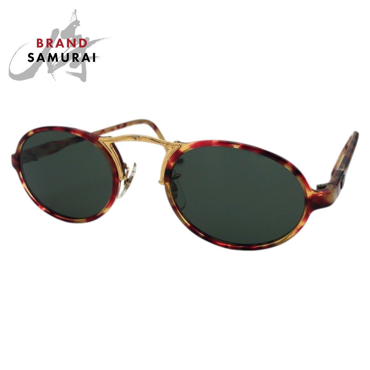 Ray-Ban レイバン ヴィンテージ B-L RAY-BAN U.S.A ブラウン ゴールド プラスチック サングラス 男女兼用 メンズ 502508