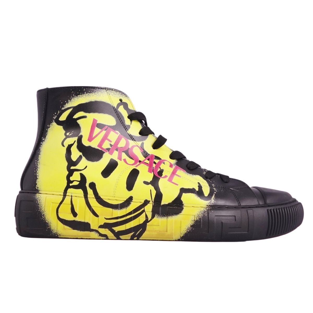 美品 ヴェルサーチ VERSACE スニーカー メデューサグレース スマイル 