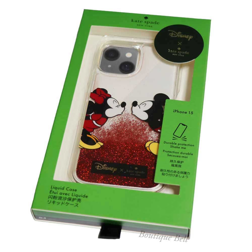 ケイトスペード】ウィスカーズ 猫 iPhone15ケース ホワイトマルチ