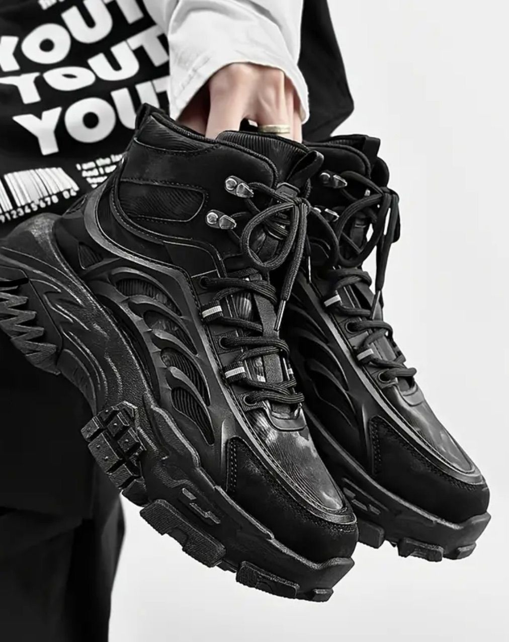 バイク用ブーツ 黒とグレー Amazon.co.jp: [IRON JIA'S] バイク シューズ ライディング