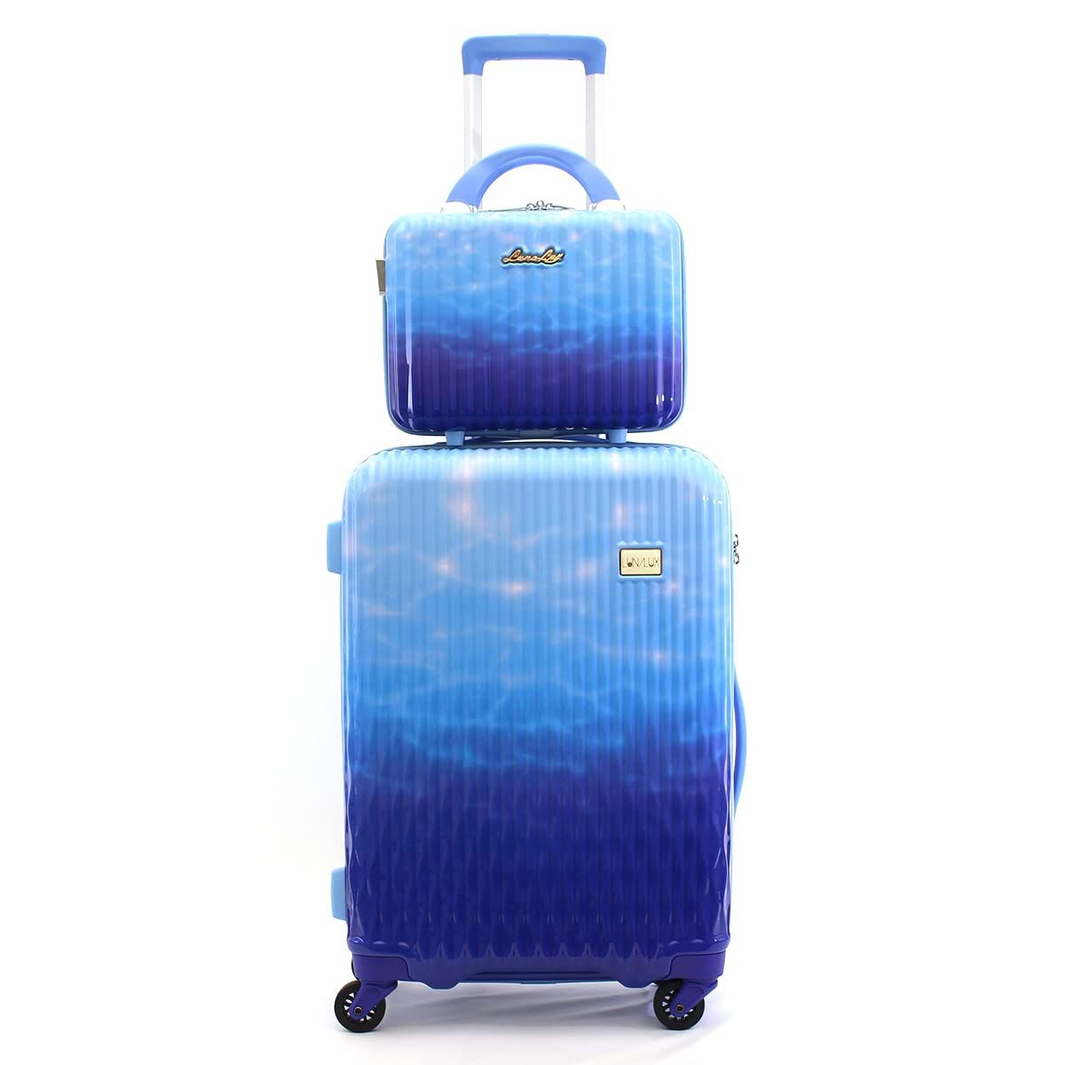 シフレ ハードジッパー LUNALUX ルナルクス スーツケース 旅行を可愛くハッピーに ♪修学旅行 卒業旅行に最適 Mサイズ 中型 LUN2116-55 1年間メーカー保 証付 正規品 43L