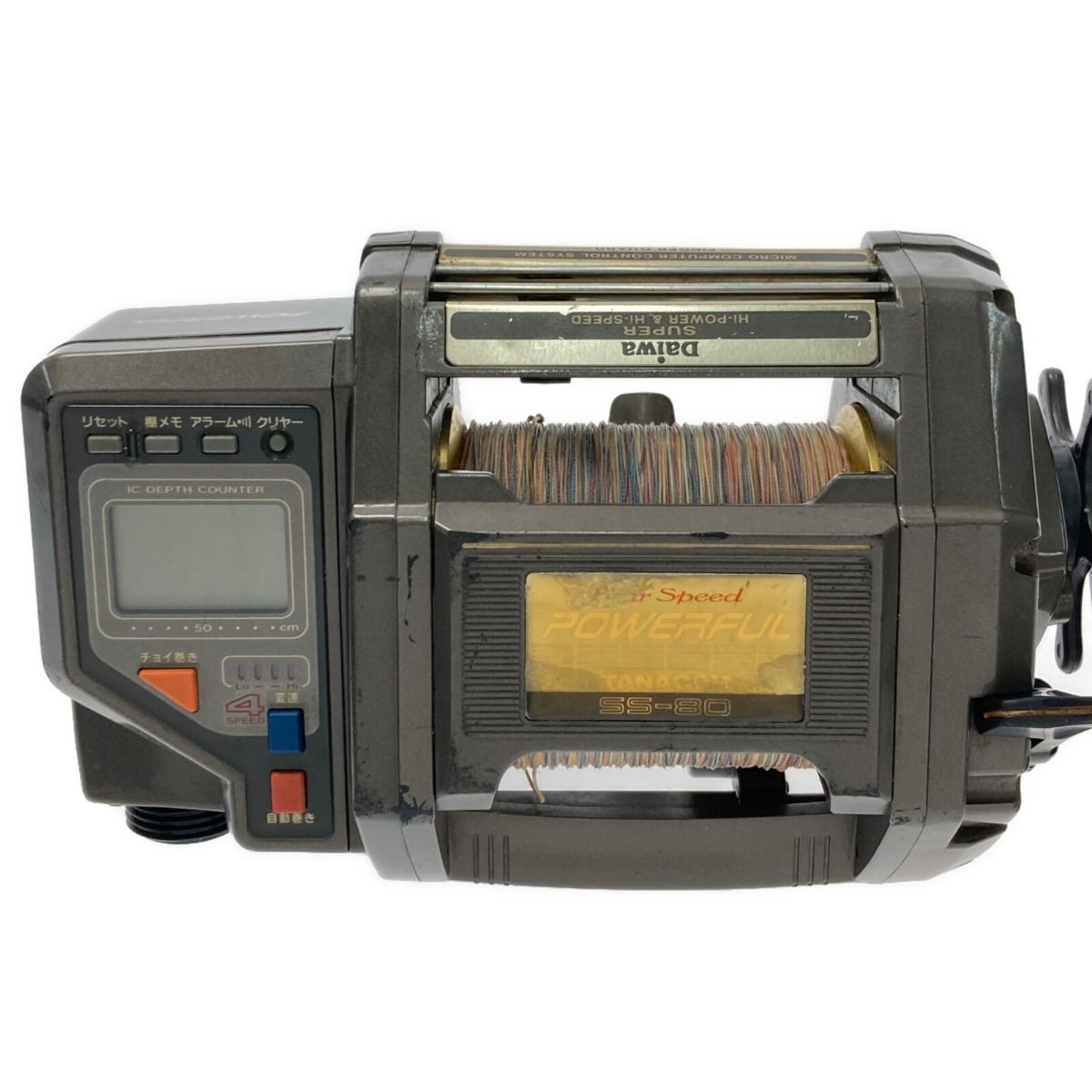 DAIWA電動リール　パワフル棚COM　SS80　送料込み DAIWA ダイワ 棚COM 電動リール ケーブル付き 棚COM SS-80｜中古