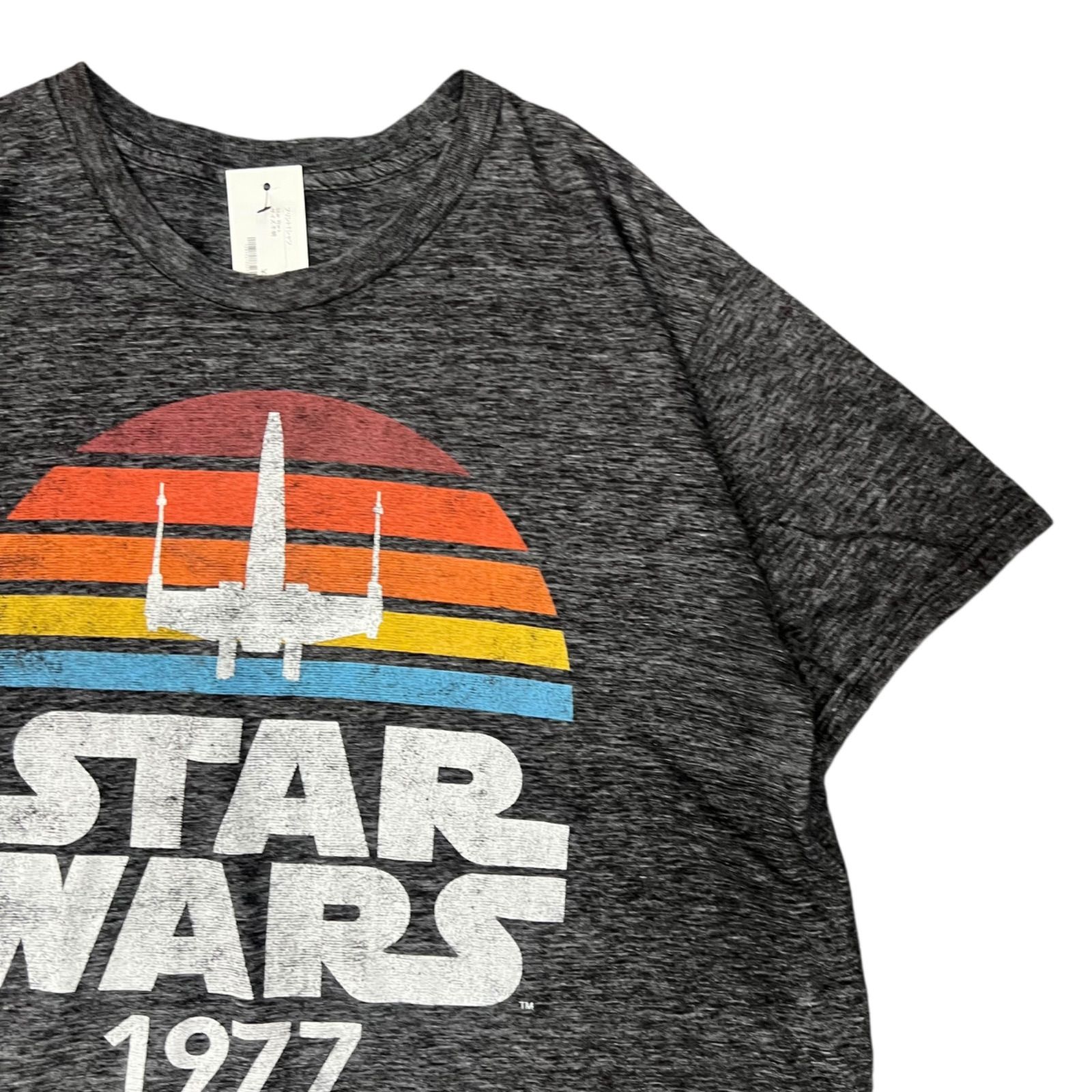 スターウォーズ 両面プリント 半袖Tシャツ Star Wars プリントTシャツ スターウォーズ 1977 Xウィング