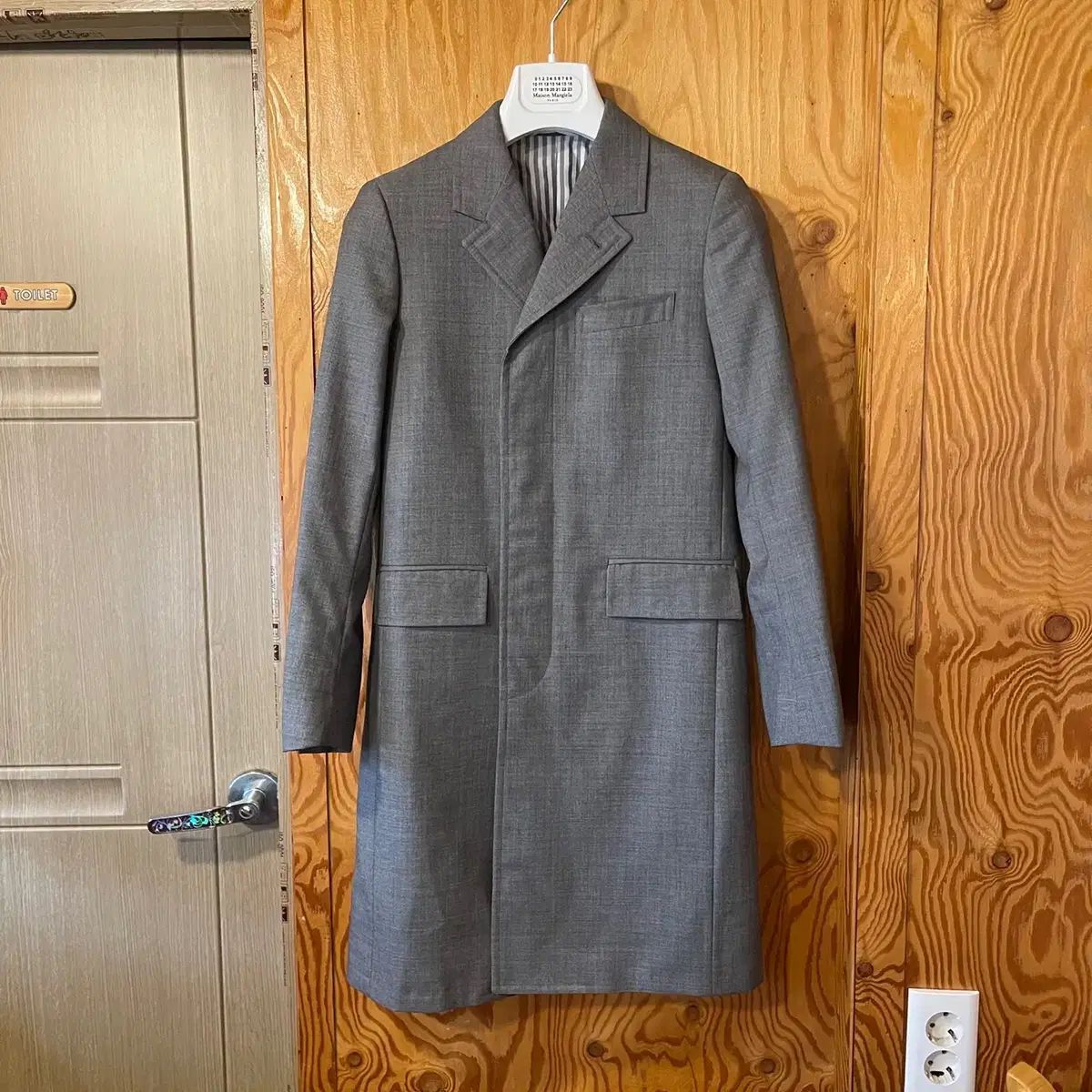 トムブラウン　コート Thom Browne カラー オーバーコート 通販 - FARFETCH
