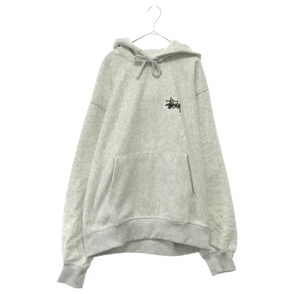 STUSSY (ステューシー) Basic Stussy Hood ロゴプリントプルオーバー