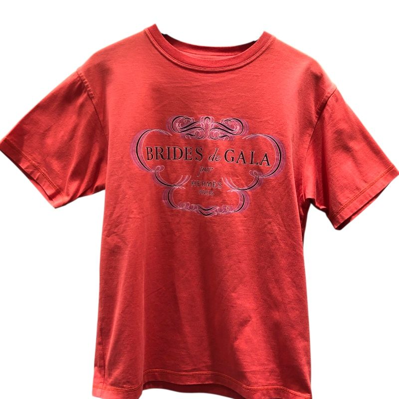 HERMES◆BRIDES de GALA/TシャツTシャツ/S/コットン/WHT/ボーダー// HERMES◇BRIDES de GALA/TシャツTシャツ/S/コットン/WHT