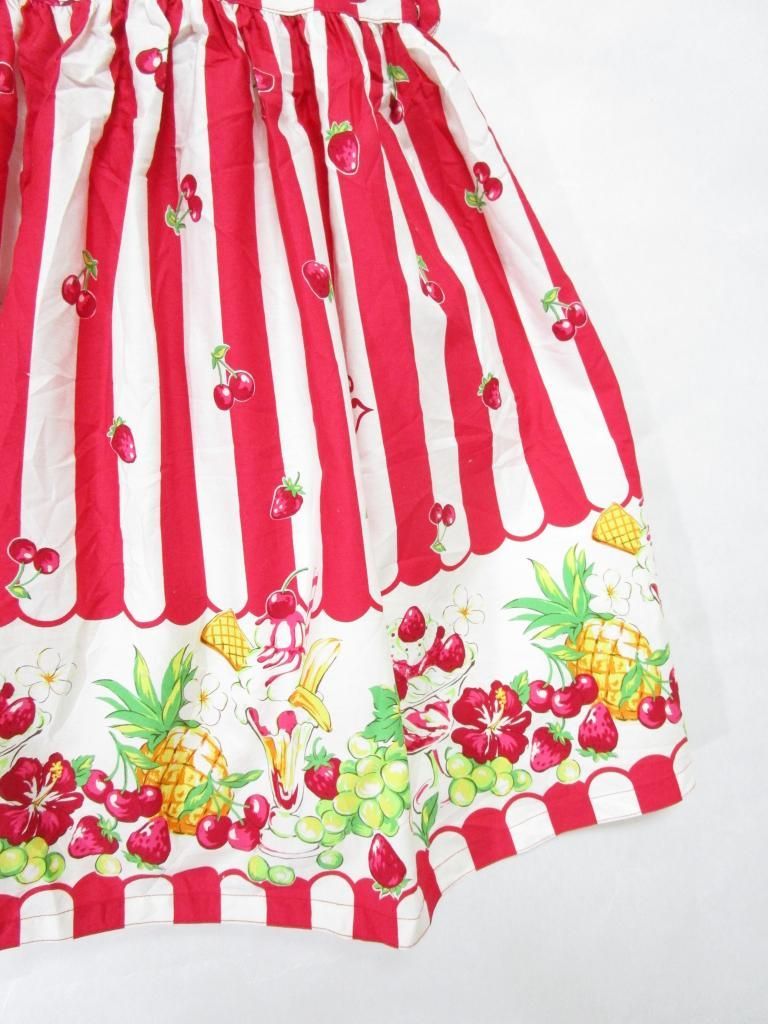 新品タグ付き】ShirleyTemple ワンピース 130cm フルーツ柄