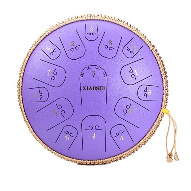 XIAOSHI スリットドラム 15音14インチC炭素鋼製 スチールドラム XIAOSHI スリットドラム 15音14インチC炭素鋼製 スチールドラム