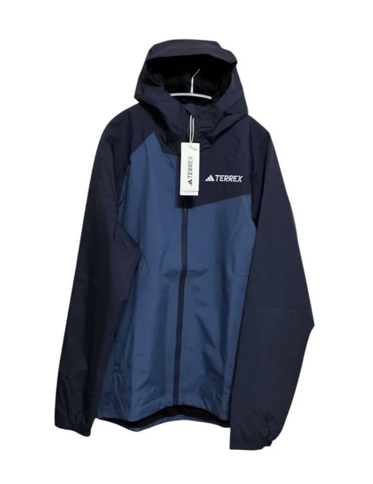 新品】adidas TERREX マルチ 2層構造 RAIN L ネイビー