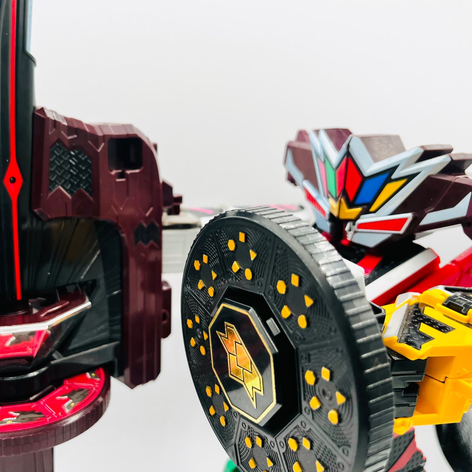 ﻿DXシンケンオー×2 オリガミ×2 武器付き DX兜折神/ カブトシンケンオー [侍戦隊シンケンジャー] DX