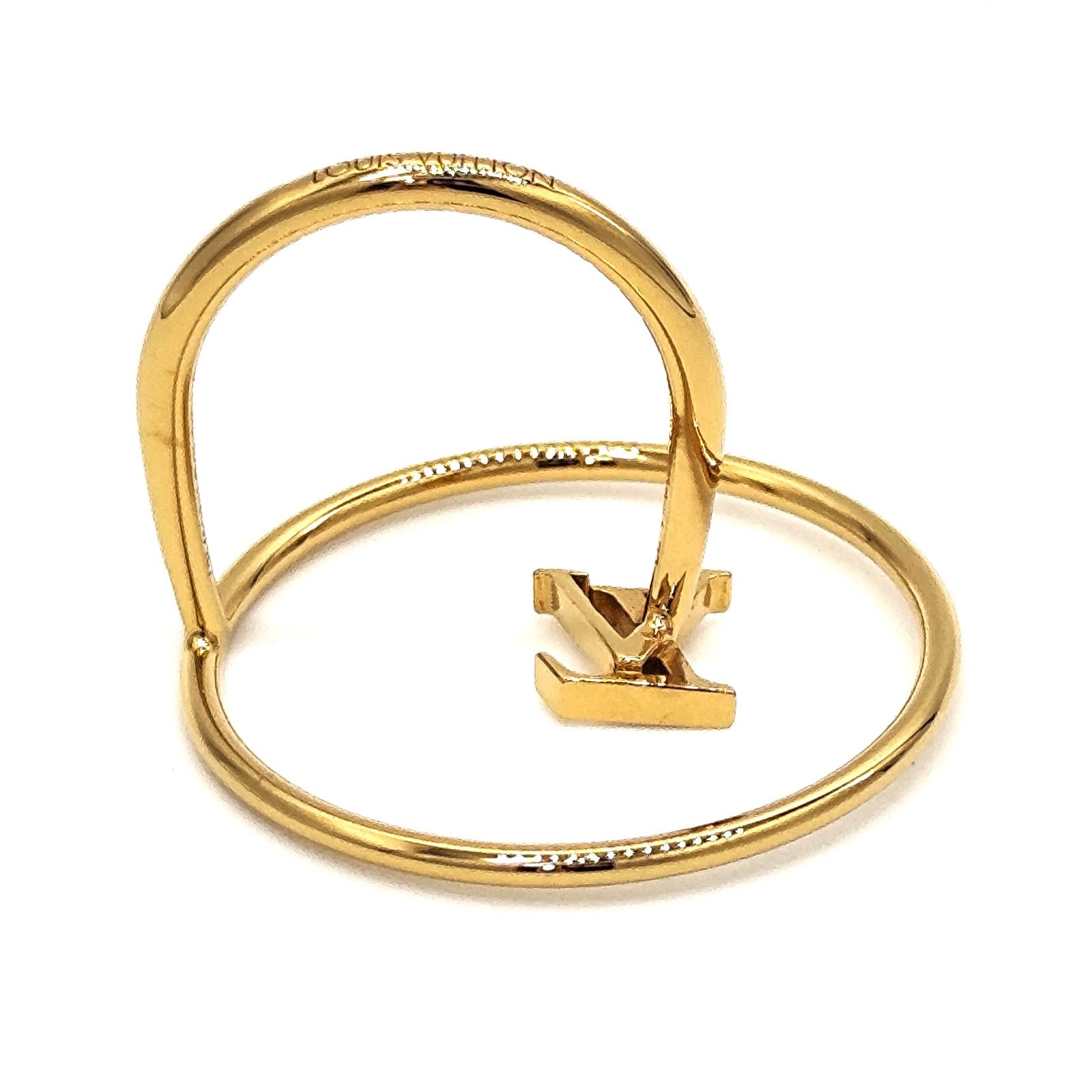 LOUIS VUITTON ルイヴィトン M00768 リング・LV エクリプス S 約10号