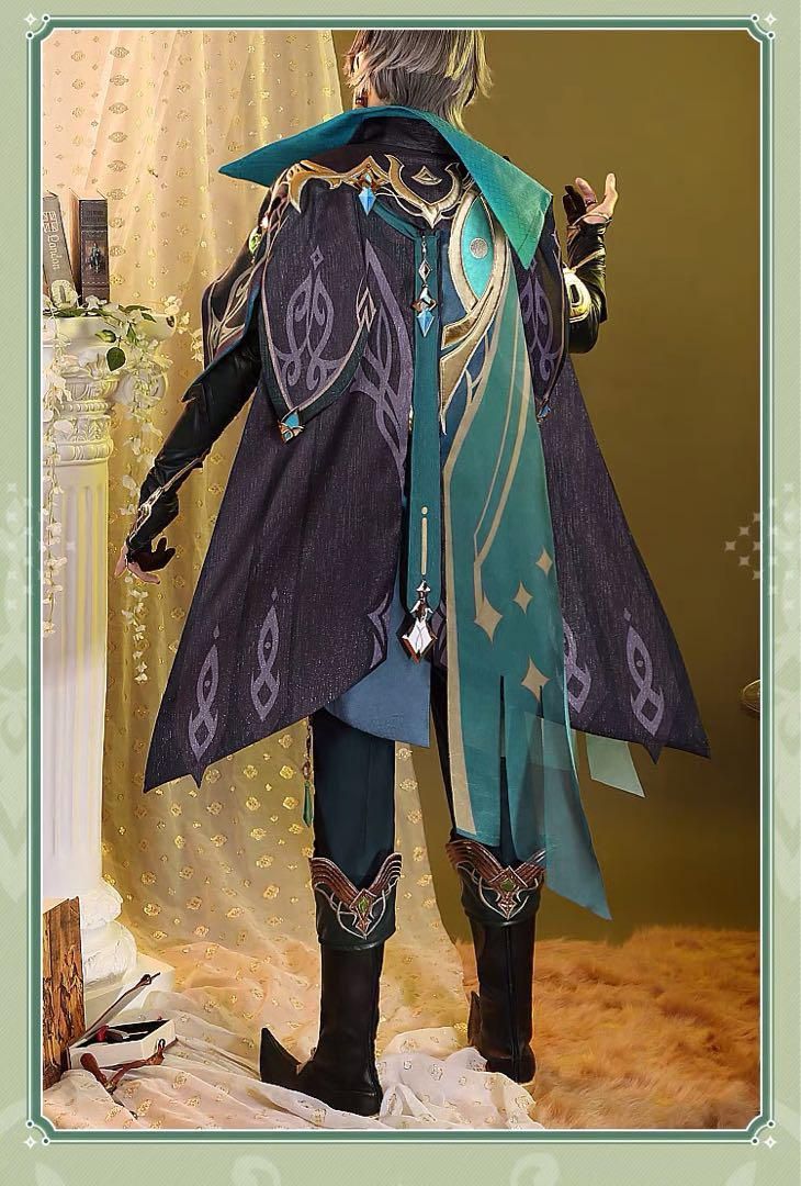 原神 アルハイゼン コスプレウィッグ