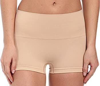 SPANX エブリデイシェイピングパンティー レディース シームレス ボーイショーツ US サイズ MD ベージュ