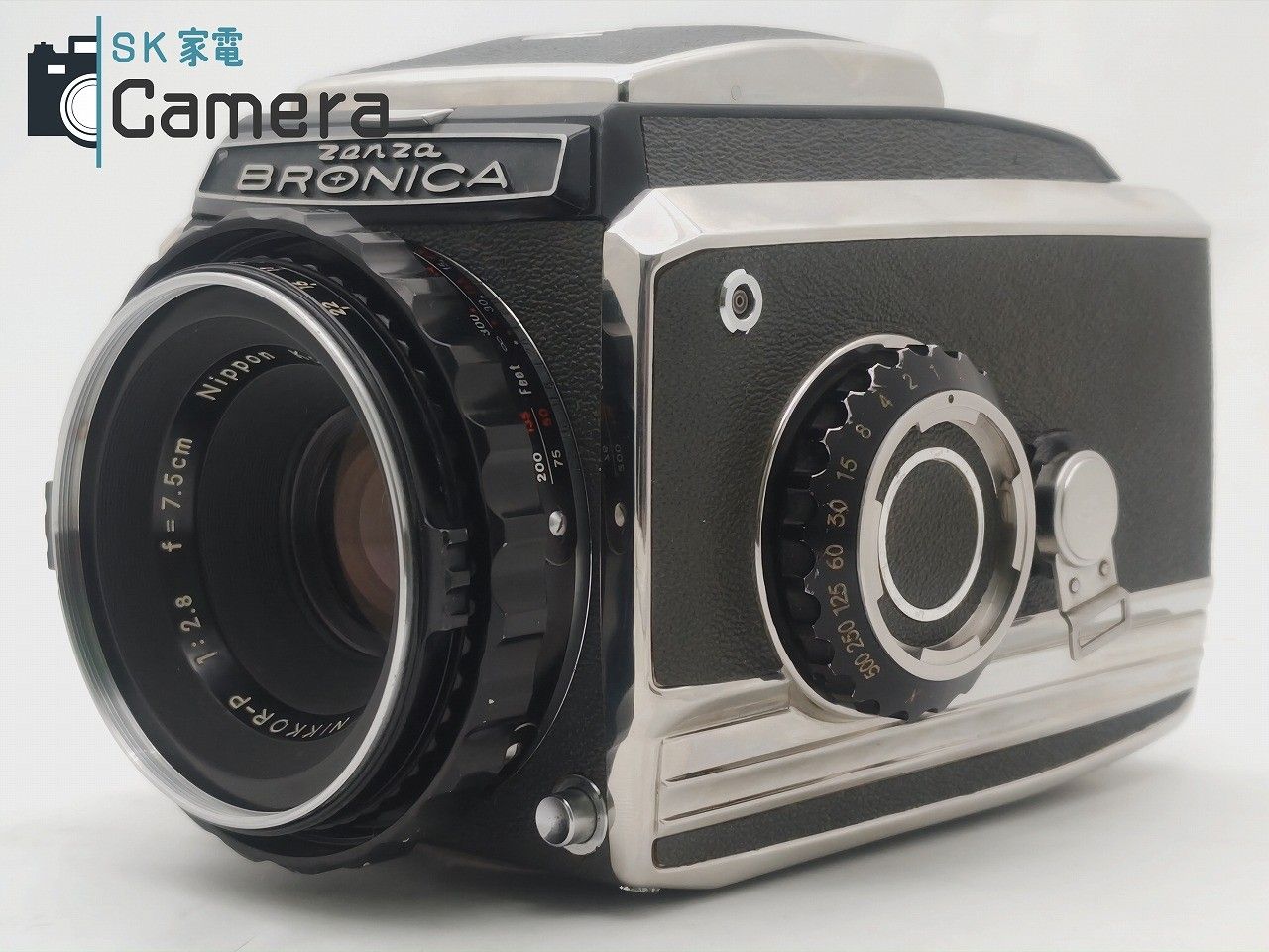 中古】 ZENZA BRONICA MODEL C NIKKOR-P 7.5cm F2.8 ゼンザブロニカ 革ケース付 - メルカリ