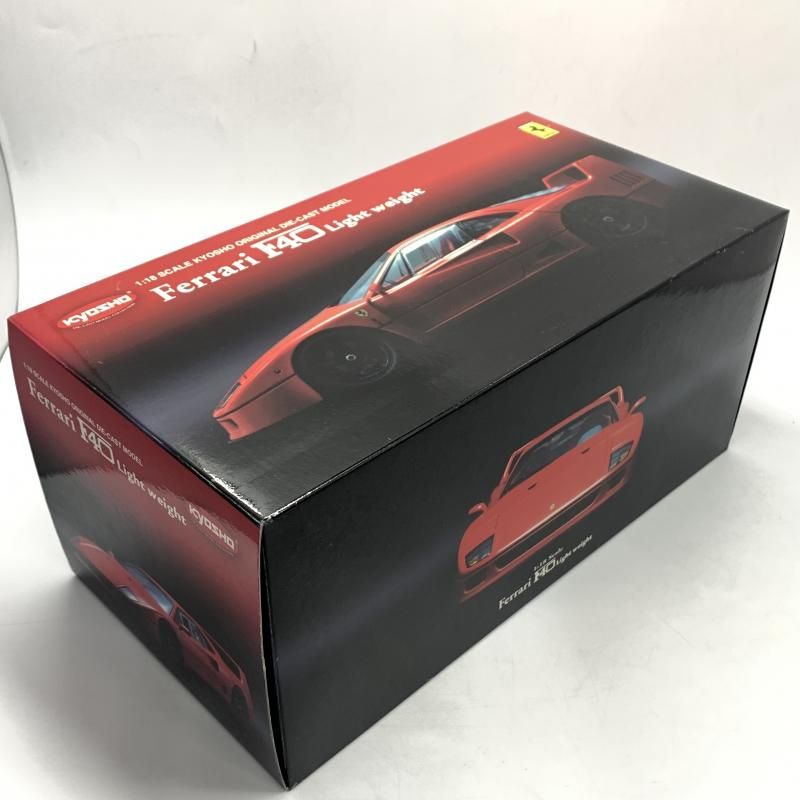 中古】1/18 京商 ﾌｪﾗｰﾘ F40 ﾗｲﾄｳｪｲﾄｳﾞｧｰｼﾞｮﾝ (ﾚｯﾄﾞ)[10] - メルカリ