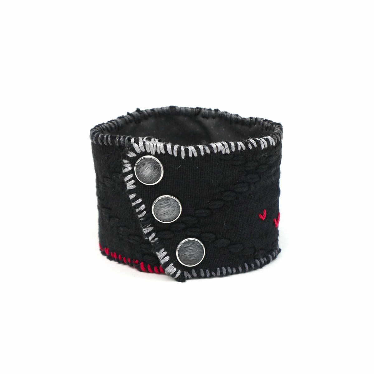 ポータークラシック ブレスレット Porter Classic サシコブレスレットL PC SASHIKO BRACELET L 刺し子 KENDO メンズ レディース PC-011-1252 ブラック(10)