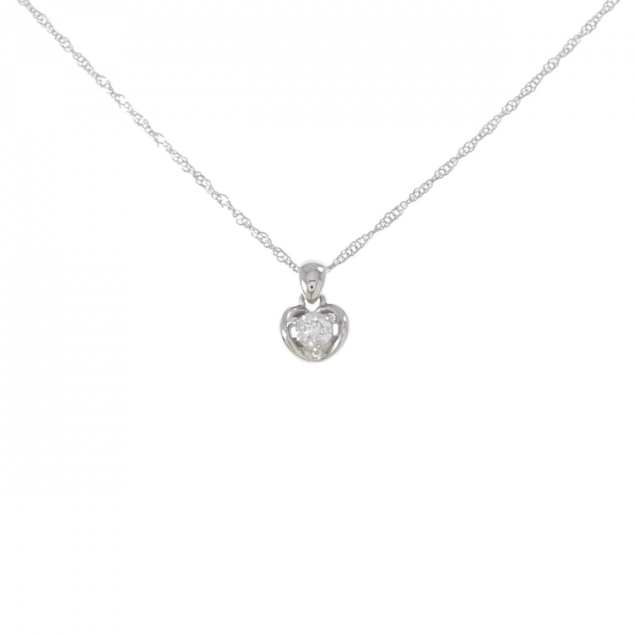 PT850 ダイヤモンド ネックレス 0.12CT - メルカリ