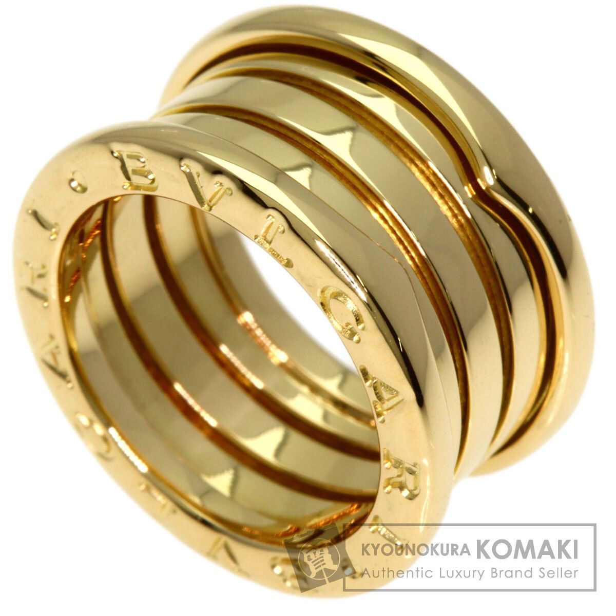 BVLGARI ブルガリ B-zero1 ビーゼロワン 4バンド 48 リング 指輪 K18YG レディース