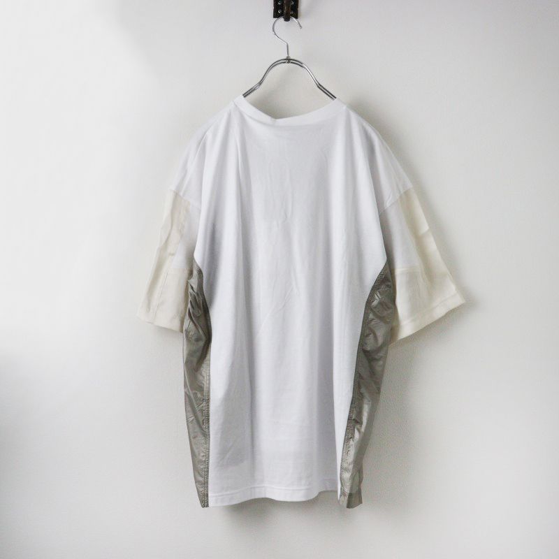 定価26400円 2025SS ナゴンスタンス nagonstans combination t-shirt コンビネーションTシャツ M Salt|TEE 2400014454031