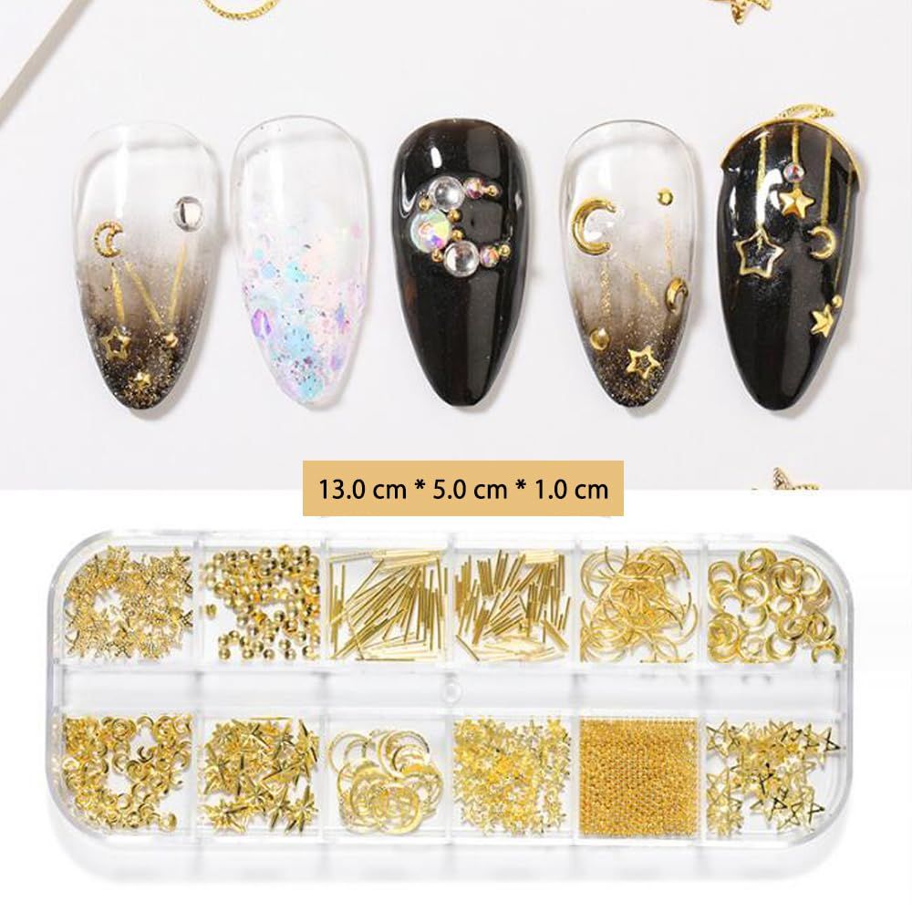 アクセサリー デコパーツ ネイルデザイン 四角 三角 金属パーツ