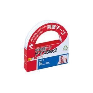 (業務用10セット) ニチバン 両面テープ ナイスタック 【幅15mm×長さ20