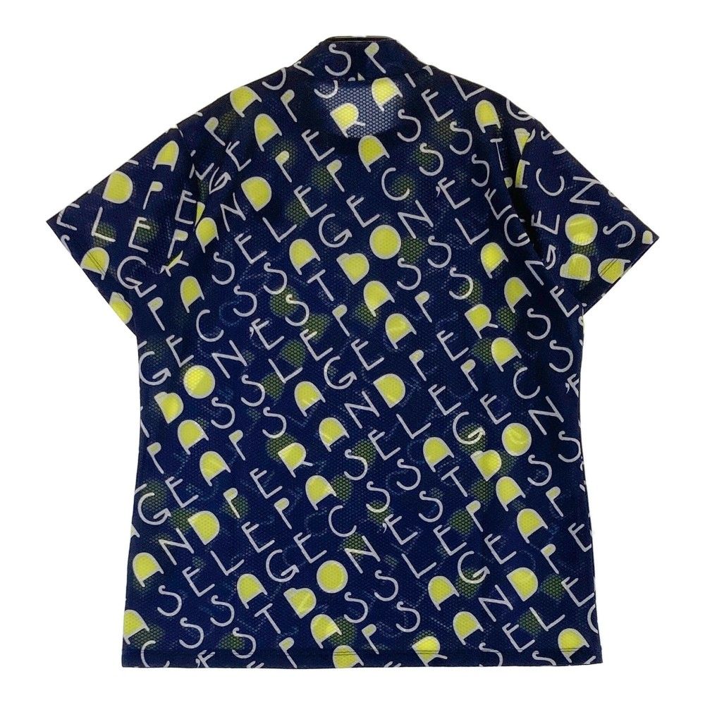 サイズ：M AND PER SE アンパスィ 2024年モデル モックネック 半袖Tシャツ 総柄 ホワイト系 [240101427919] ゴルフウェア レディース ストスト サイズ：M AND PER SE アンパスィ 2024年モデル モックネック